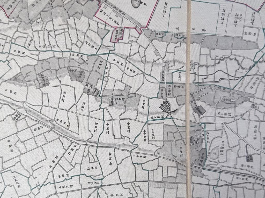 67　古地図　東京全図　東京府臓版　（B）