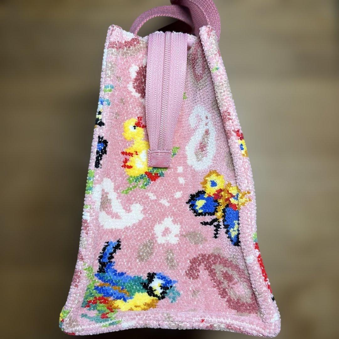 値下げしました　フェイラー　ハイジペイズリー　ピンクミニバッグ