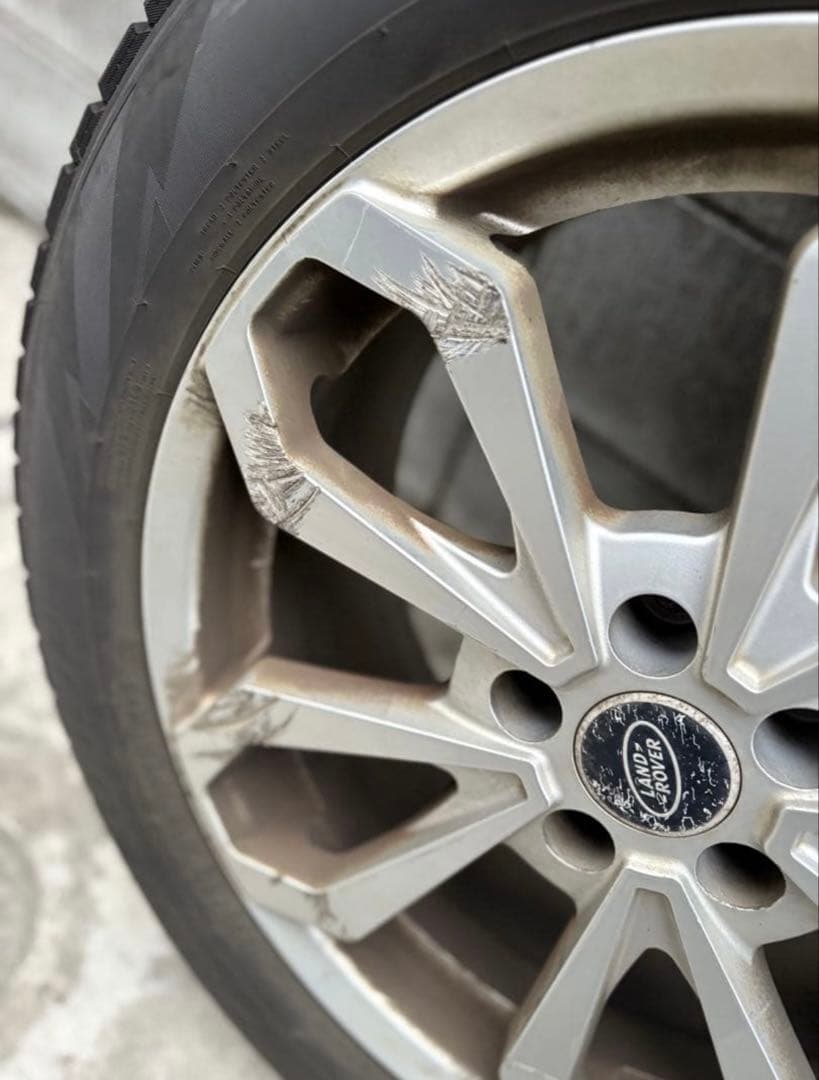 傷あり ディスカバリースポーツ 純正ホイール　 スタッドレス 直接引渡or着払