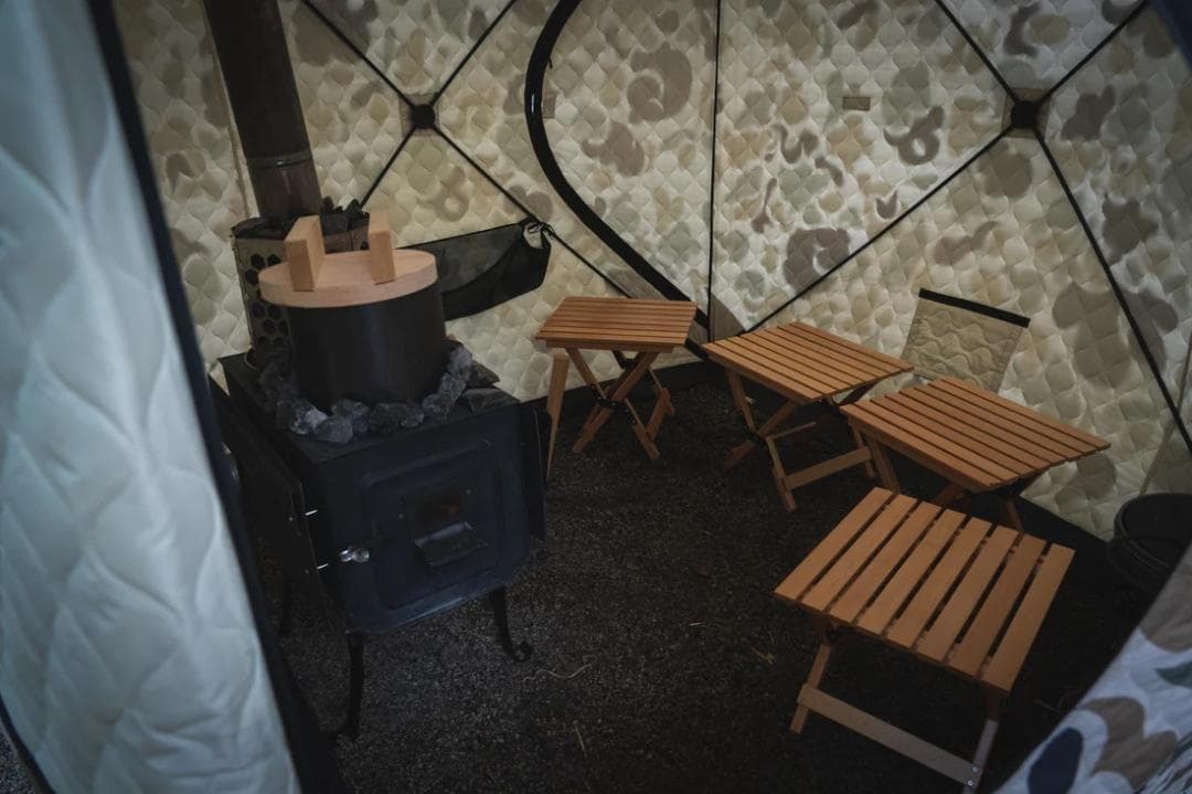 【アウトレット】AMBER テントサウナ 本体 ４人用 GOOUT コラボモデル