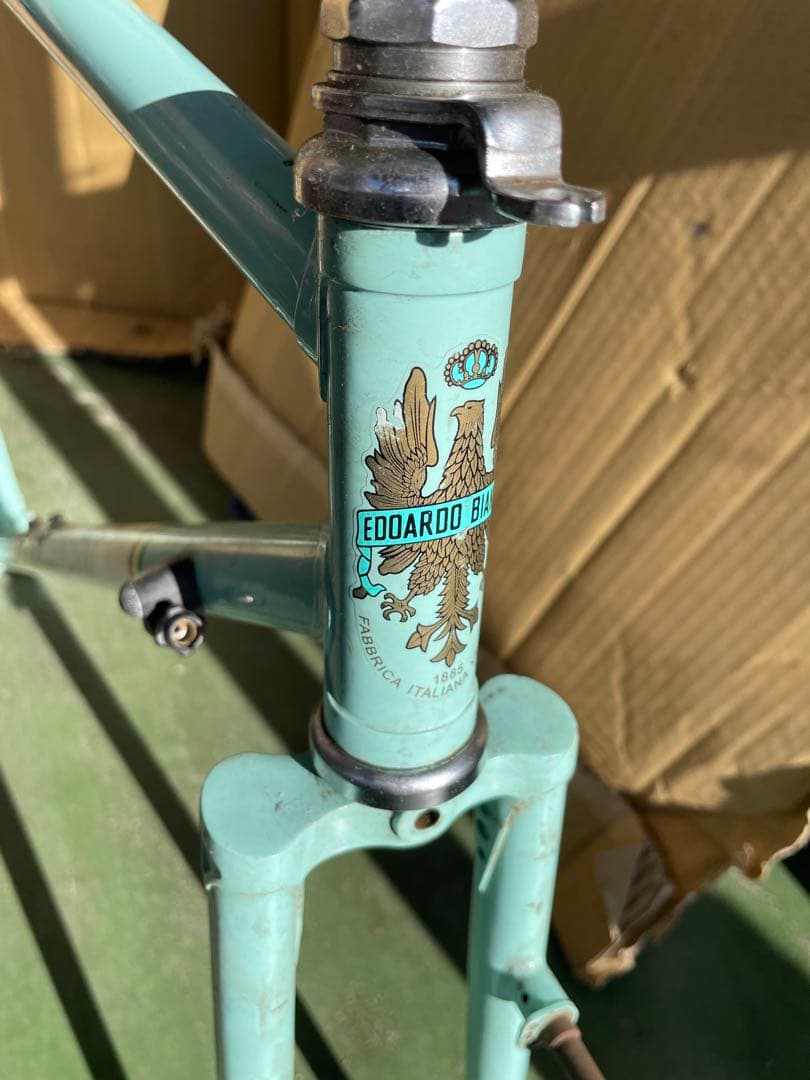 ビアンキ　クロス　レストアベー　クロモリ