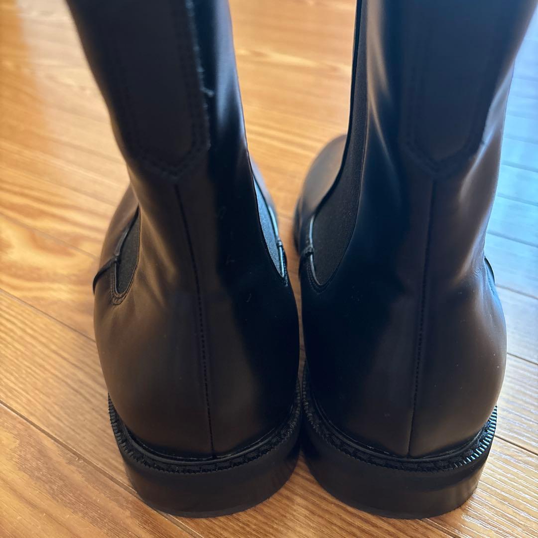 グリーンレーベルリラクシング ブラック サイドゴアブーツ