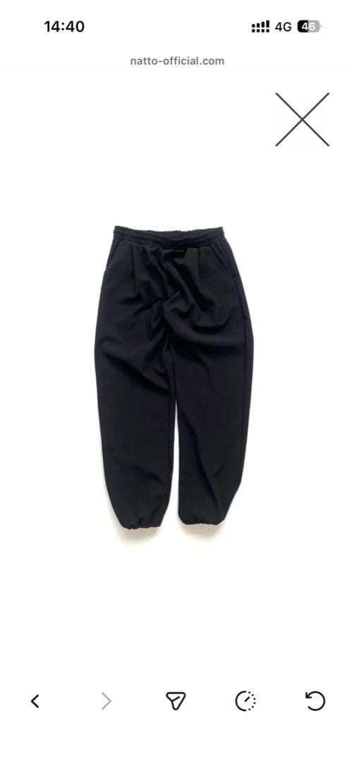 トップス Natto premium slab set up / black