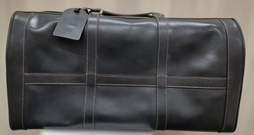 Dunhill　ダンヒル　大型レザーボストンバッグ
