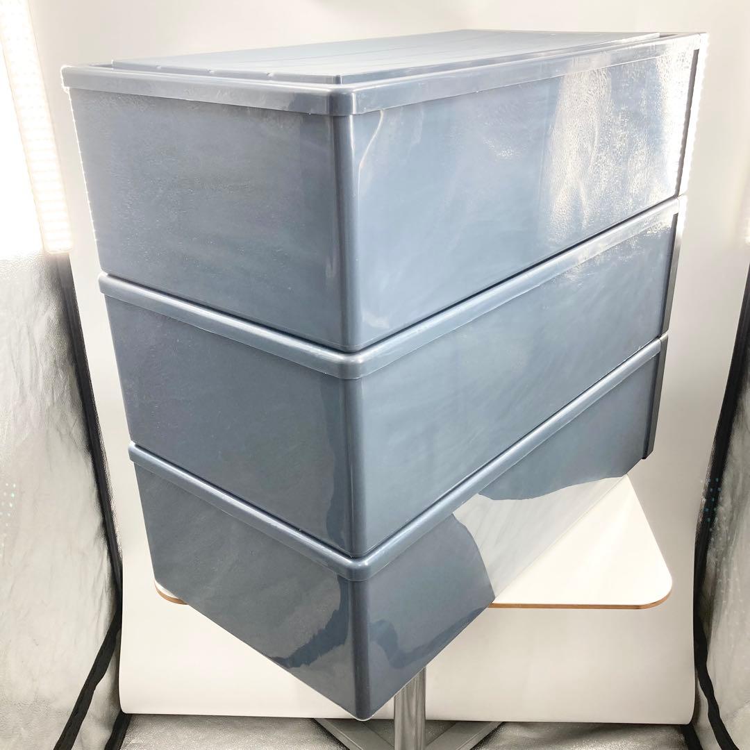 天馬 フィッツケース 押入れ収納 幅39×奥行74×高さ30 日本製 3個セット