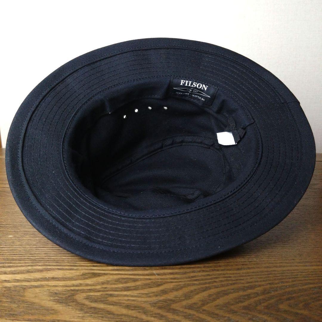 【FILSON】フィルソン TIN CLOTH PACKER HAT　 ブラック