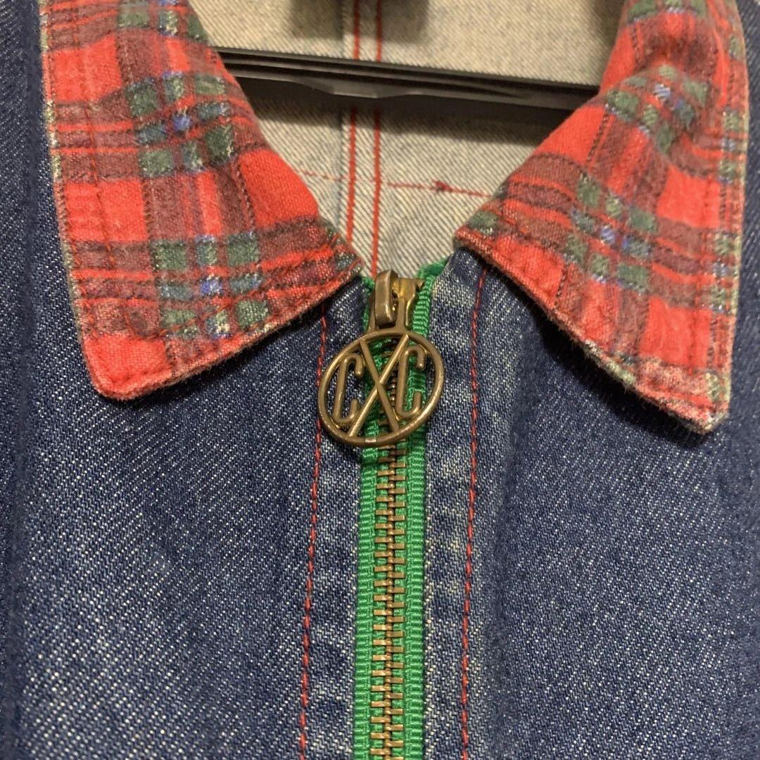 90s USA CROSS COLOURS K9デニムカバーオールジャケット