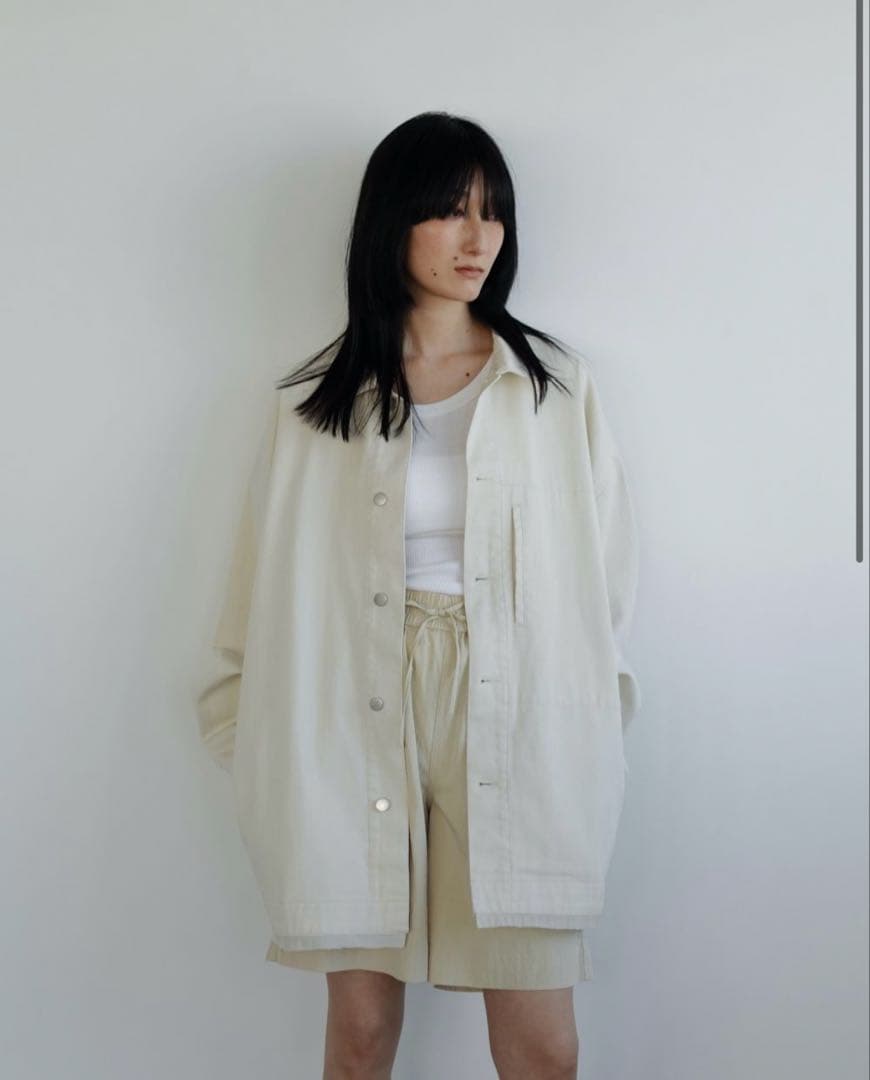 完売品　anuke Denim Work Jacket 36 アイボリー