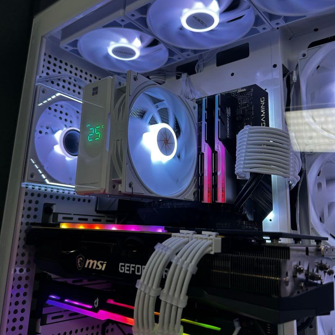 超高性能 白 ゲーミングPC RTX3070 Windows11 ワイルズ快適