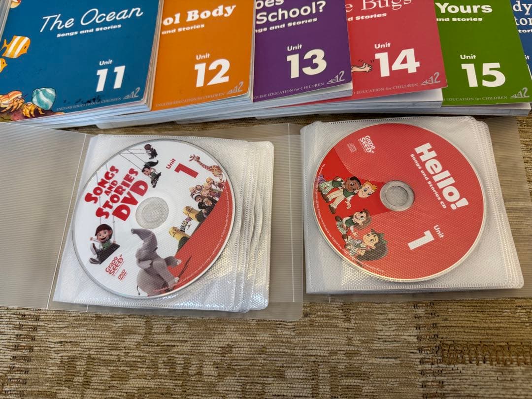 グレープシード　grapeSEED 英語教材　1〜16 CD.DVDセット