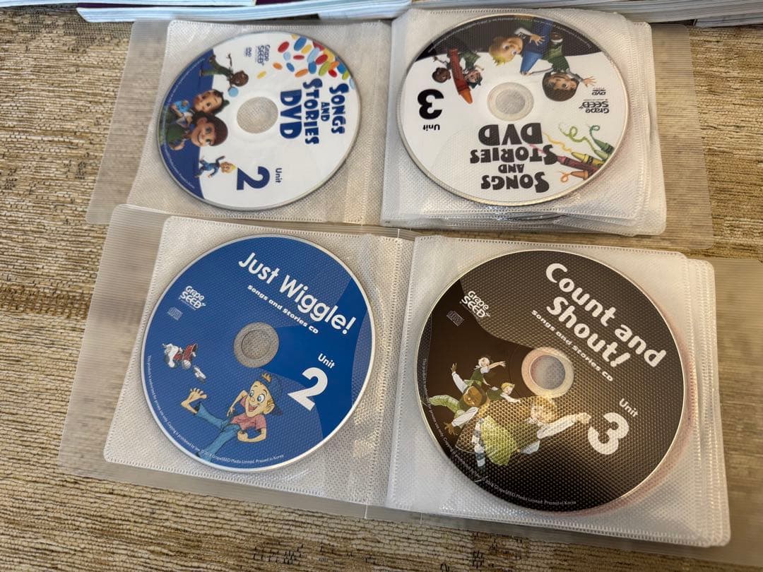 グレープシード　grapeSEED 英語教材　1〜16 CD.DVDセット