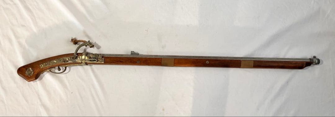 ② 【模造銃】火縄銃 種子島銃 110cm DENIX ポルトガル伝来モデル