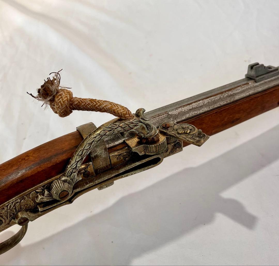 ② 【模造銃】火縄銃 種子島銃 110cm DENIX ポルトガル伝来モデル