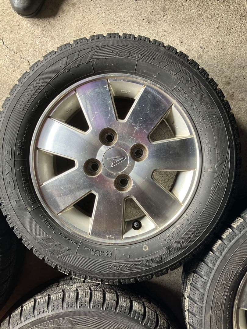 ダイハツ　アトレー純正13インチ ホイールセット スタッドレスタイヤ 4本セット