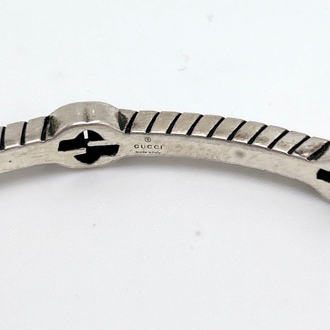 GUCCI グッチ Gロゴ インターロッキング ブレスレット バングル