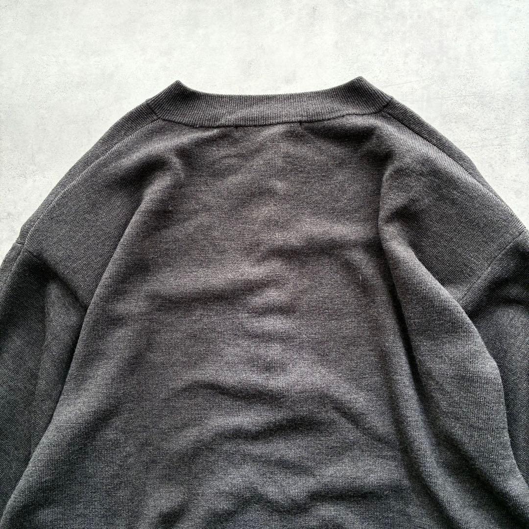 美品 カレンソロジー パールフロントニットワンピース ロング グレー