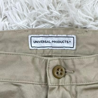 新品☆UNIVERSAL PRODUCTS テーパード チノ パンツ チノパン