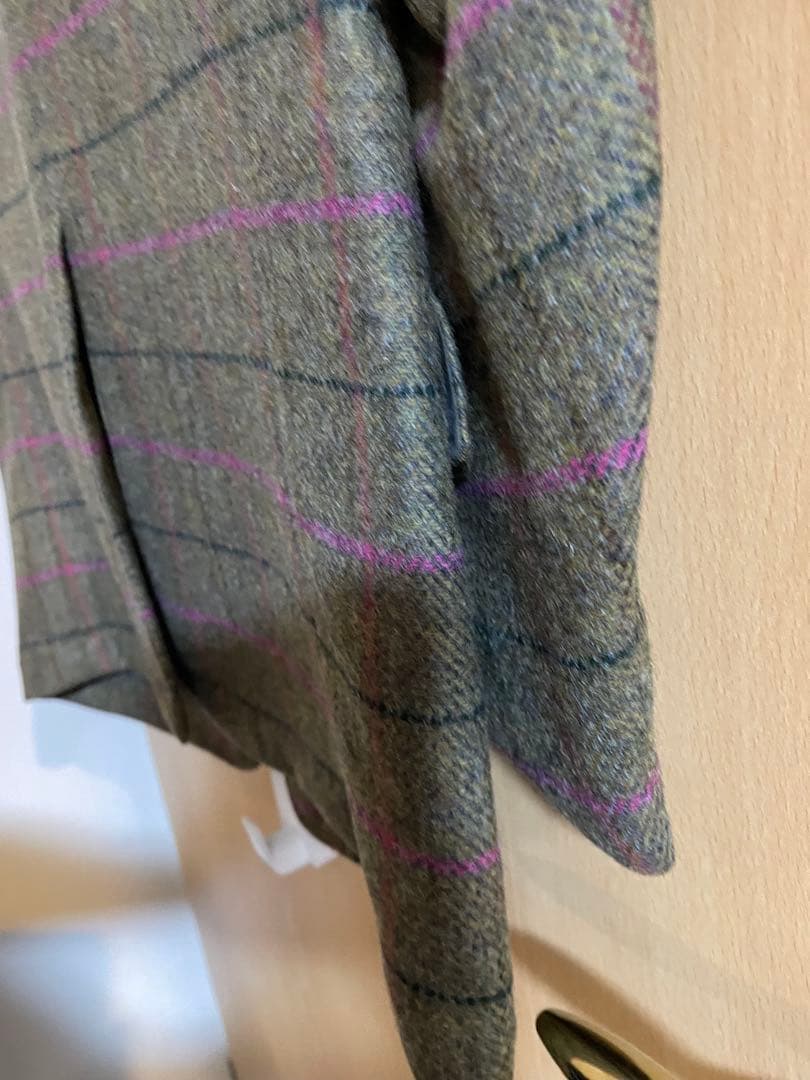 美品　D.C. WHITE HACKING JACKET ウインドウペン/46