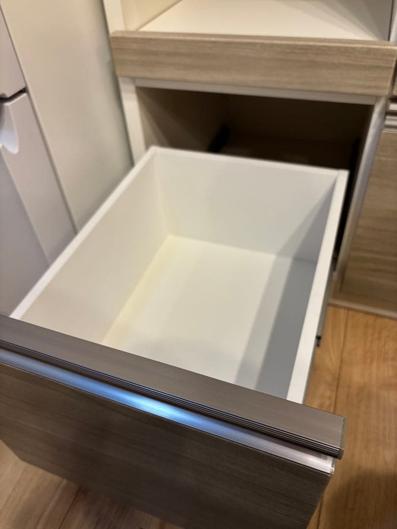 【早い者勝ち】松田家具 カップボード 食器棚 レンジボード 横幅130cm