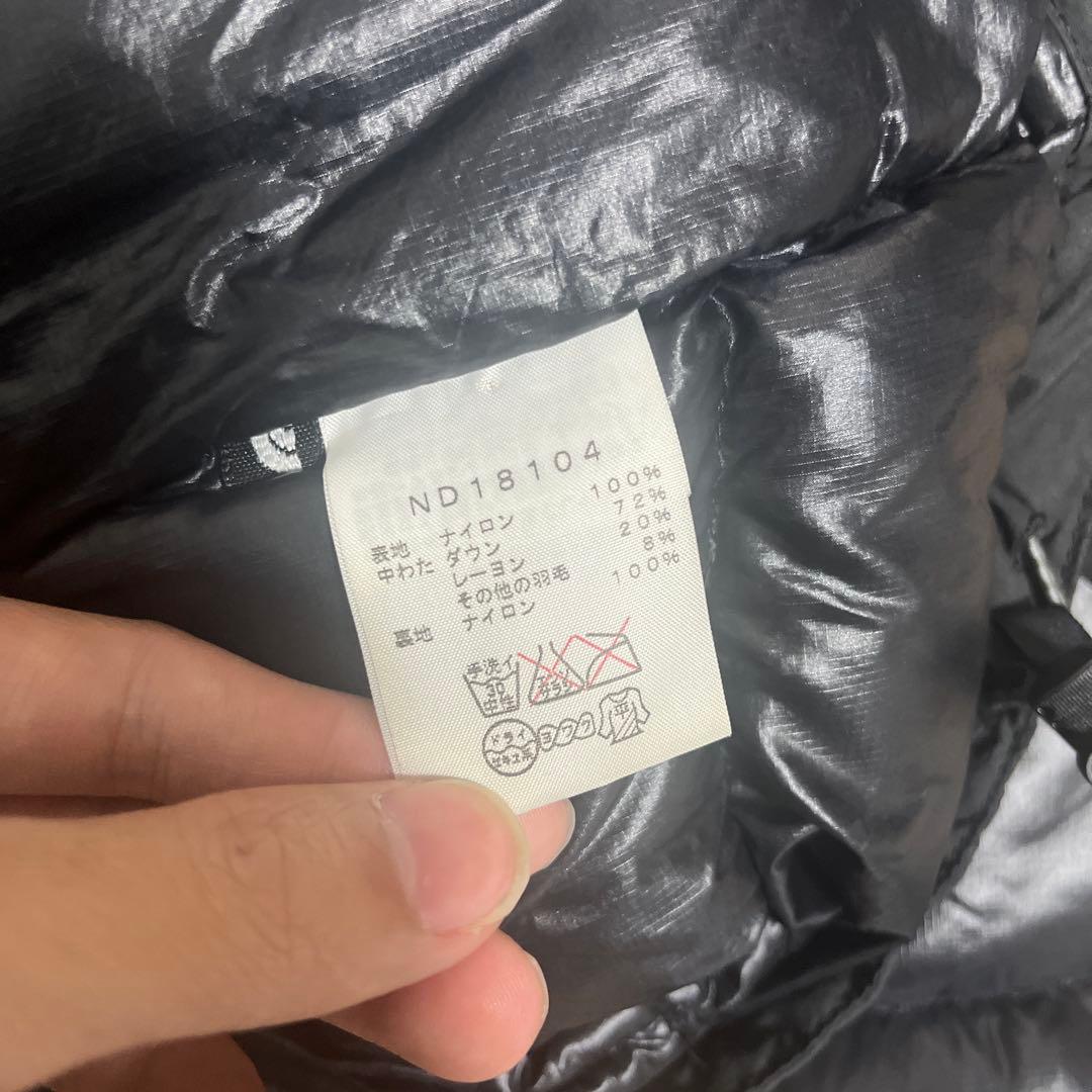 ノースフェイス アコンカグアフーディ ND18104 L ブラック