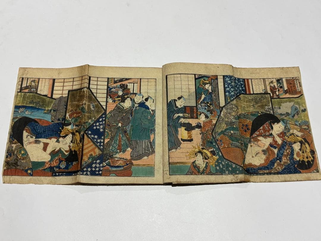 「仮宅草紙さしもぐさ」恋川笑山画作 安政三年 1冊|艶本 春画 浮世絵 和本