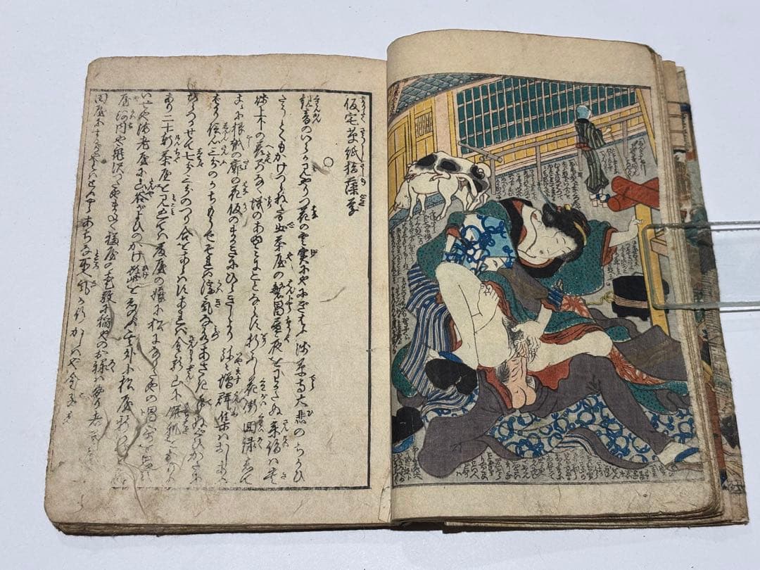 「仮宅草紙さしもぐさ」恋川笑山画作 安政三年 1冊|艶本 春画 浮世絵 和本