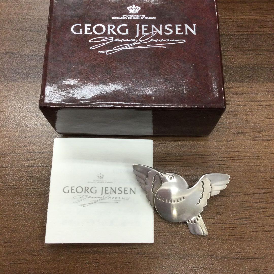 ジョージジェンセン 925Sブローチ バード ハト