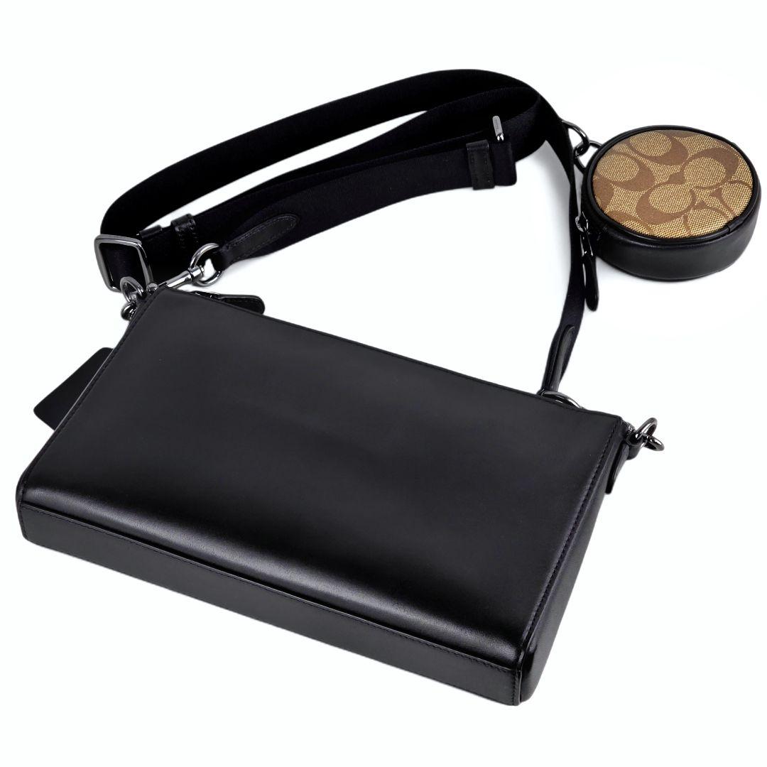 極美品 コーチ COACH シグネチャー ホールデン クロスボディ