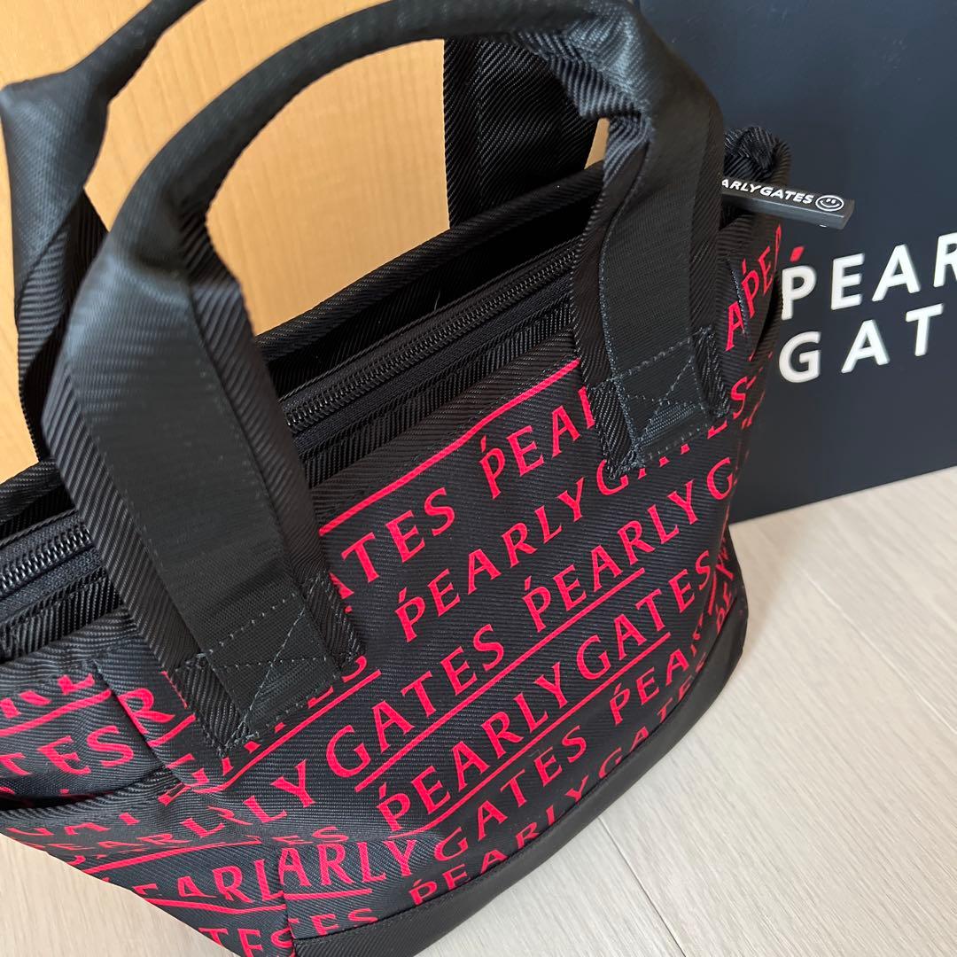 パーリーゲイツ　メゾンロゴ　カートバッグ