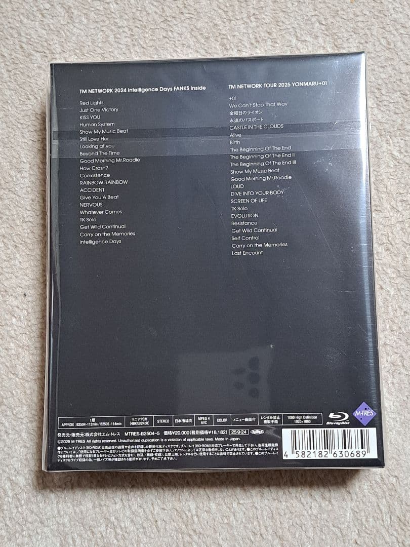 【シリアル無】TM NETWORK 2024/2025 LIVE Blu-ray