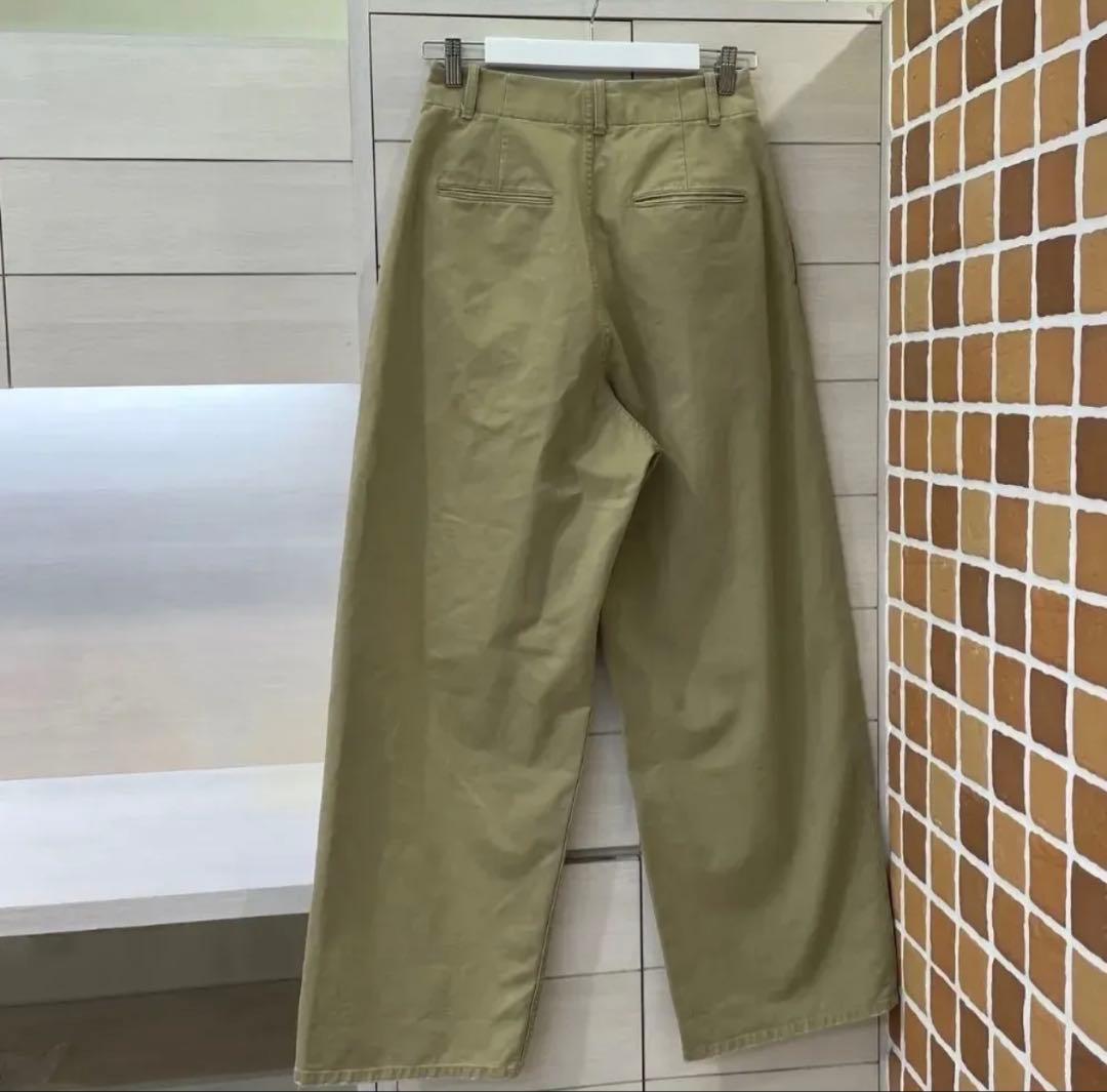 プラージュ　チノパン ベージュ　2タック　plage