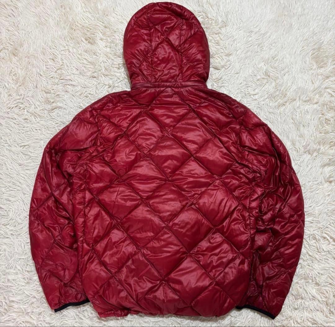 EDDIE BAUER 赤 フード付きダウンジャケット