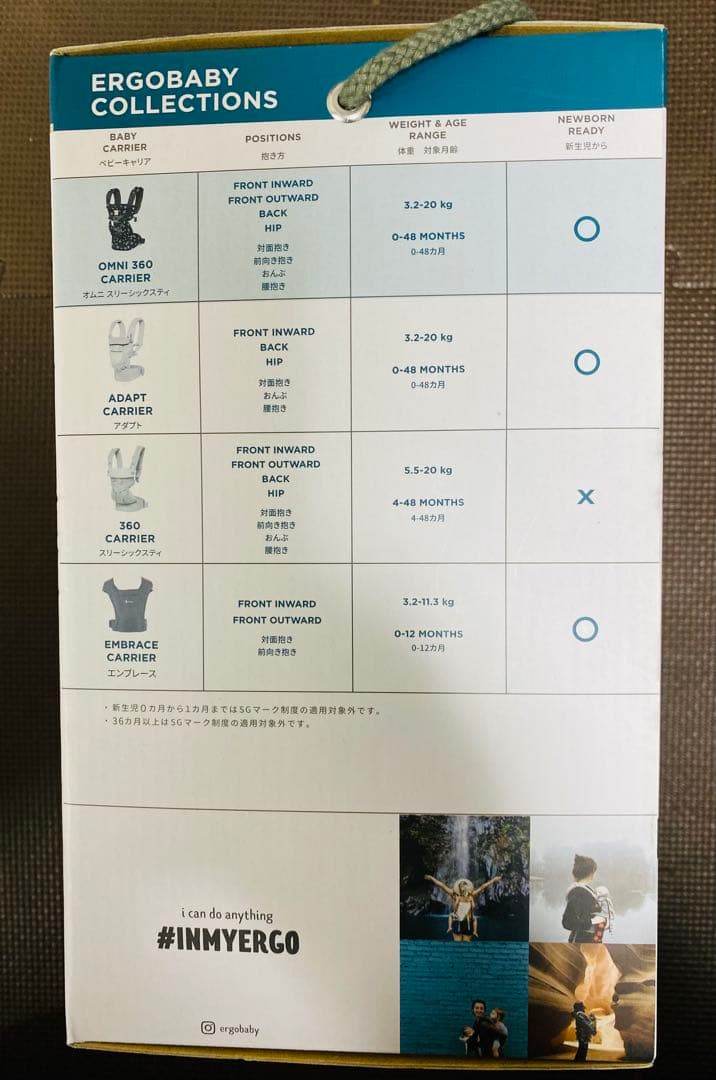 Ergobaby(エルゴベビー) 抱っこひも オムニ360 ブラックスター