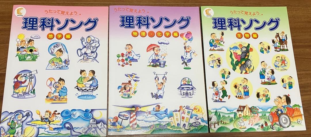 七田式　理科ソングCD3枚セット