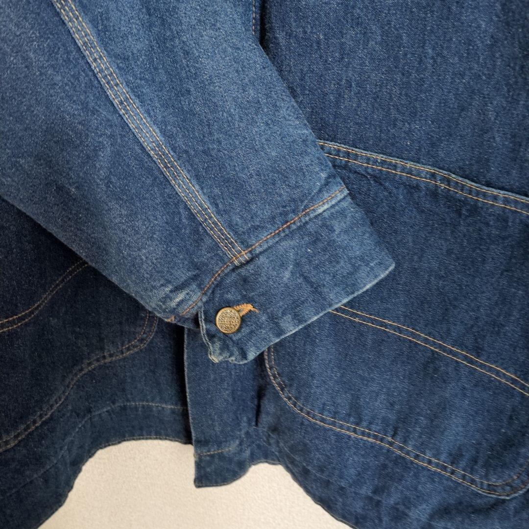 USA製 80s ROEBUCKS 裏ブランケット デニムカバーオール M