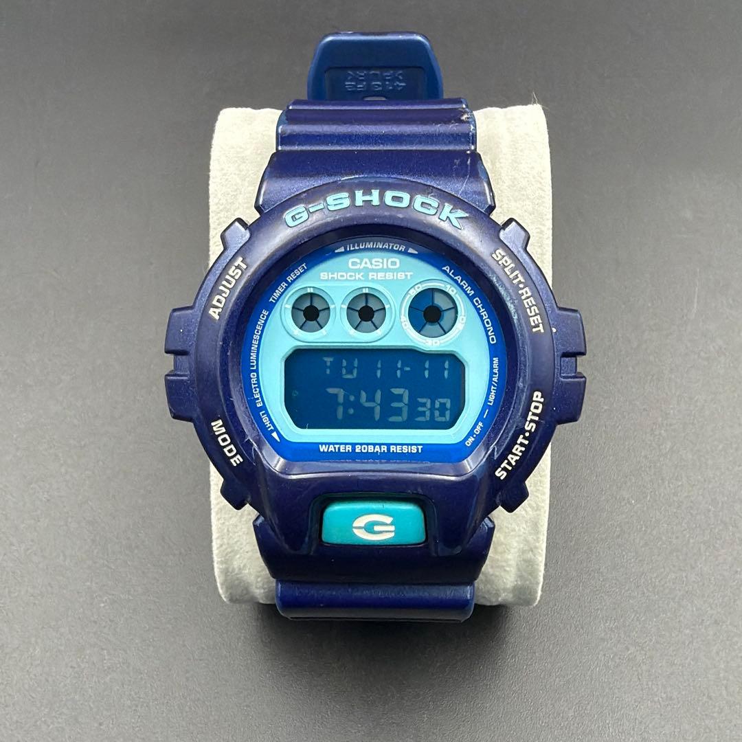 G-SHOCK DW-6900CC クレイジーカラーズ ブルー 三つ目