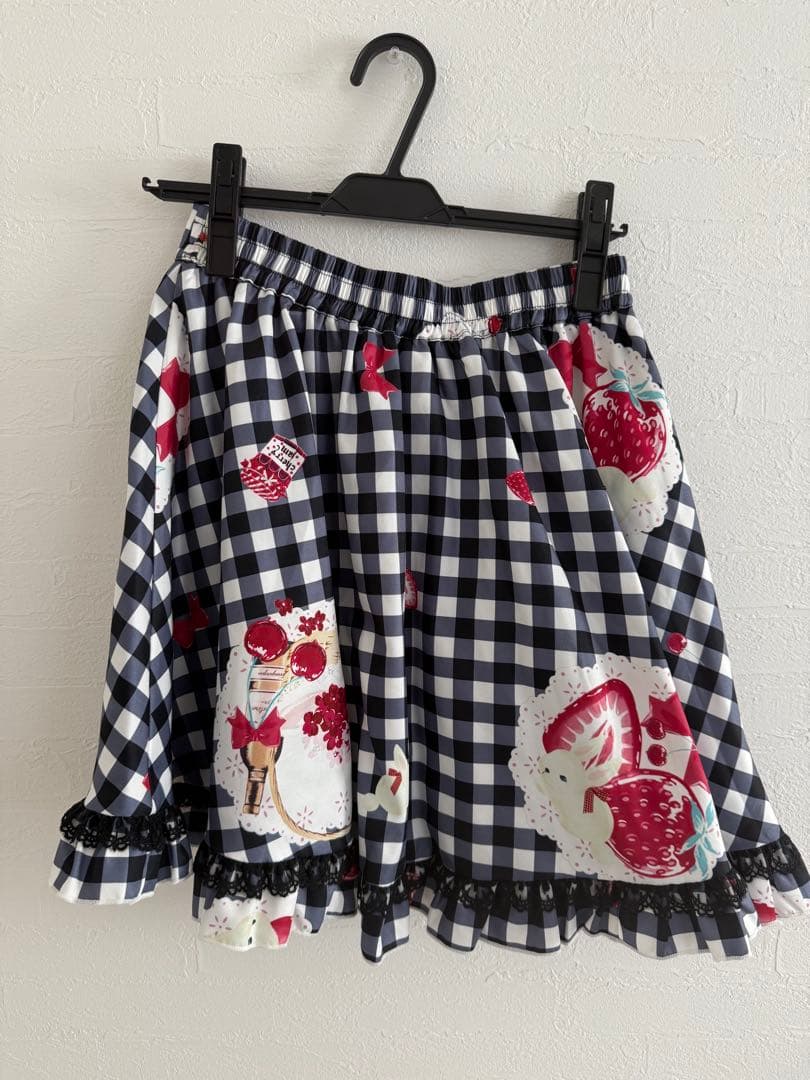 Toalice 浴衣セット いちごギンガムチェック