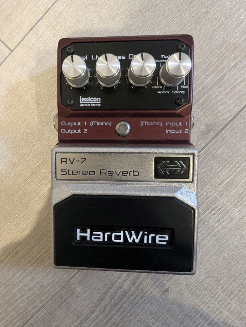ギター DigiTech HardWire RV-7 Stereo Revervb