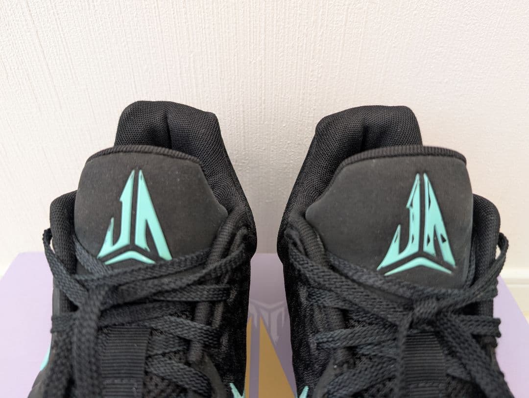 Nike JA2 バスケシューズ 黒/ティファニーブルー　28cm