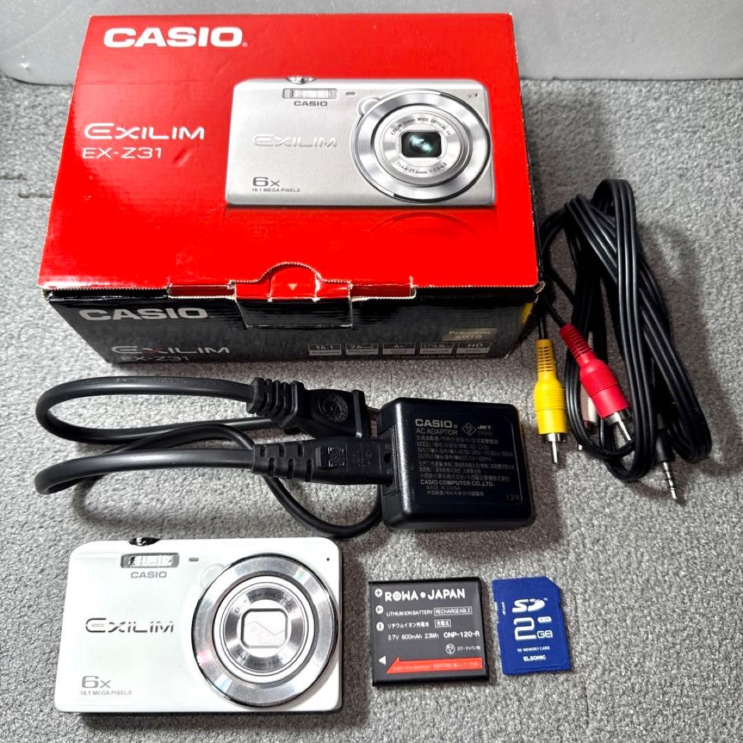 ☆動作OK CASIO EXILIM EX-Z31 バッテリー＆SDカード付き
