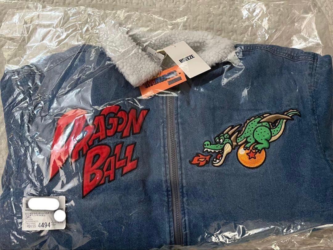 KEI BREEZE ドラゴンボールコラボ デニムボアジャケット 大人L