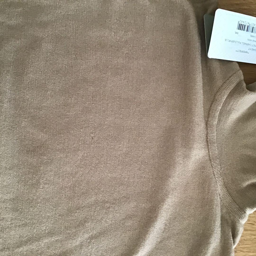 JOHN SMEDLEY ハイゲージベージュタートル　サイズS