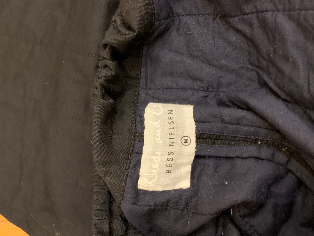 Khadi and co キルトパンツ black