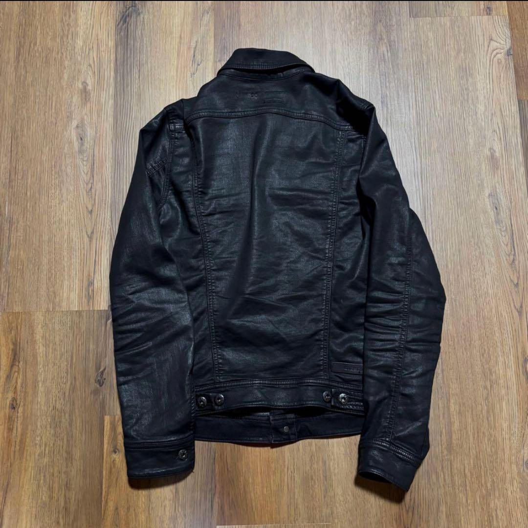 DIESEL ELSHAR コーティングデニムジャケット