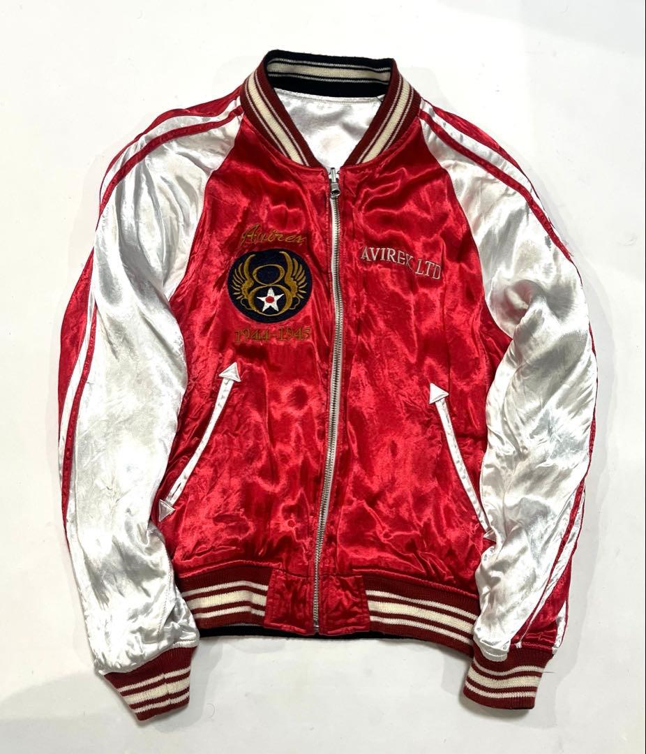 AVIREXリバーシブル スカジャン　鷹　ドラゴン　スカジャン