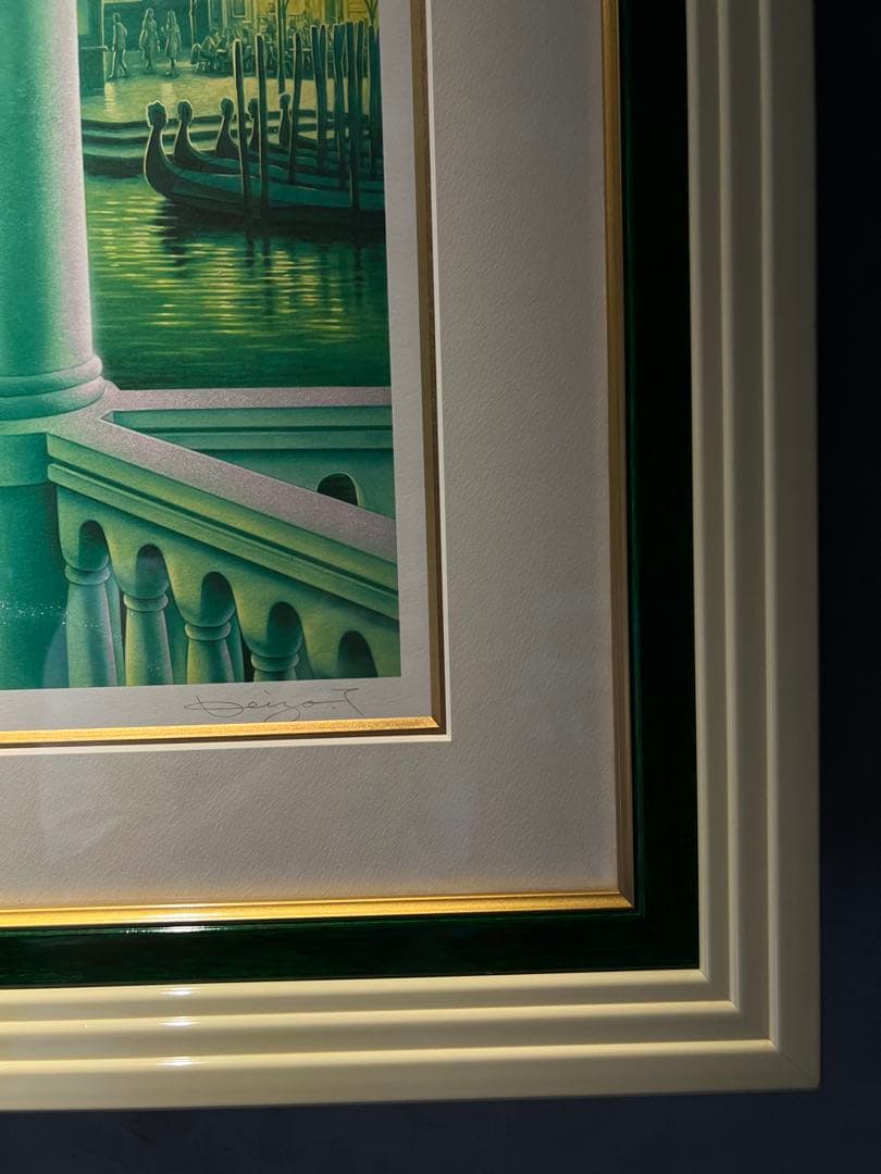 他の方発送ディズニー×塚本馨三 「グリーン ヴェニス」限定200 直筆サイン