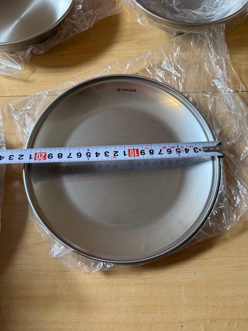 スノーピーク　ステンレス　皿セット　８枚　新品