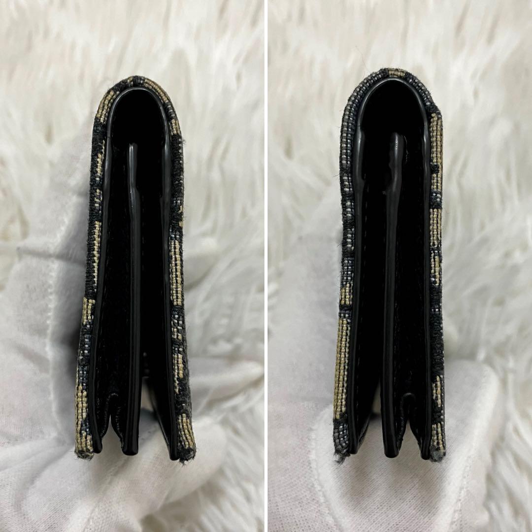 未使用級✨ディオール 名刺入れ アイコン CDロゴ レザー オブリーク 黒