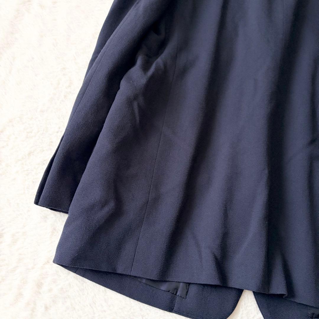 6155 【希少】 イッセイミヤケ スタンドカラージャケット XL ネイビー