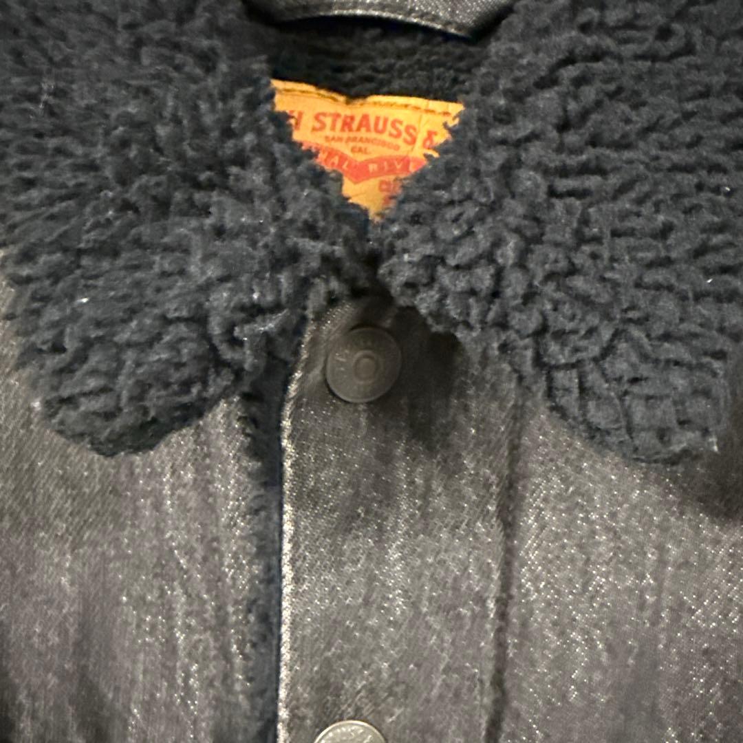 Levi's　デニムジャケット　Gシャン　裏側ボア素材　冬用　M　リーバイス